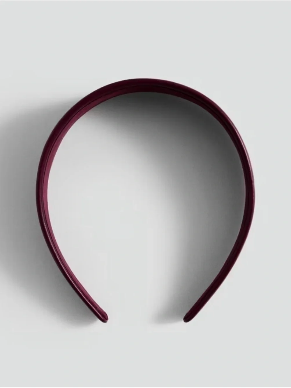 Wide Burgundy Headband for Women